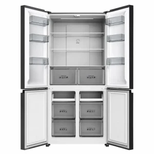 TCL 600L 4 Door Refrigerator Black Inox No Frost Inverter
