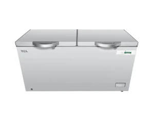 TCL F660CFSL 660L Double Door Chest Freezer Inverter Silver
