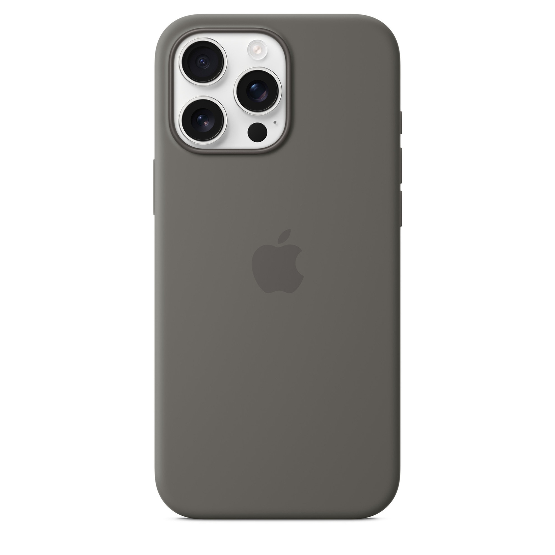 Apple iPhone 16 Pro Max Silicone Case Stone Gray – MYYV3ZM/A