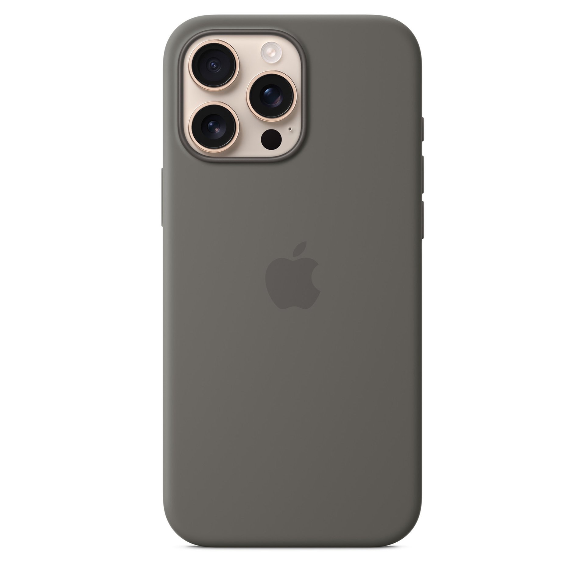 Apple iPhone 16 Pro Max Silicone Case Stone Gray – MYYV3ZM/A