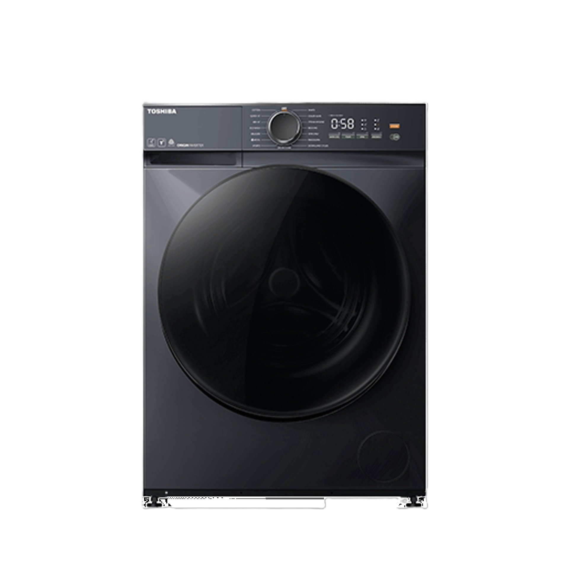 Toshiba Front Load Washing Machine 7KG – 1200 RPM, Grey | TW-T21BU80UWB(MG)