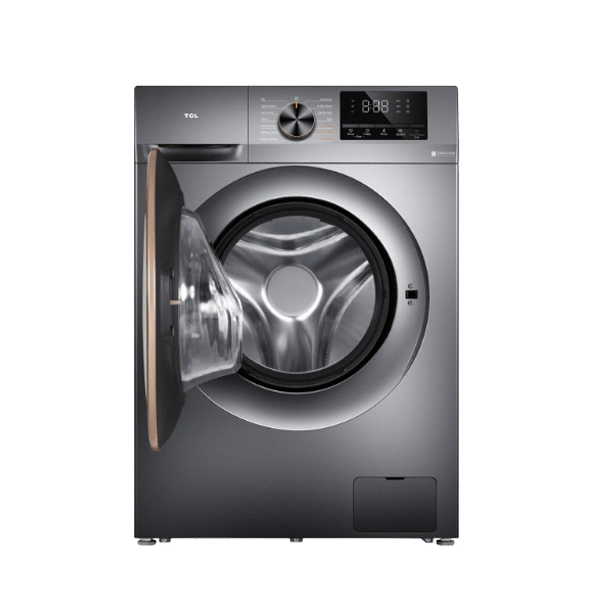 TCL 10KG Front Load Washing Machine – Dark Grey | C2110FLG