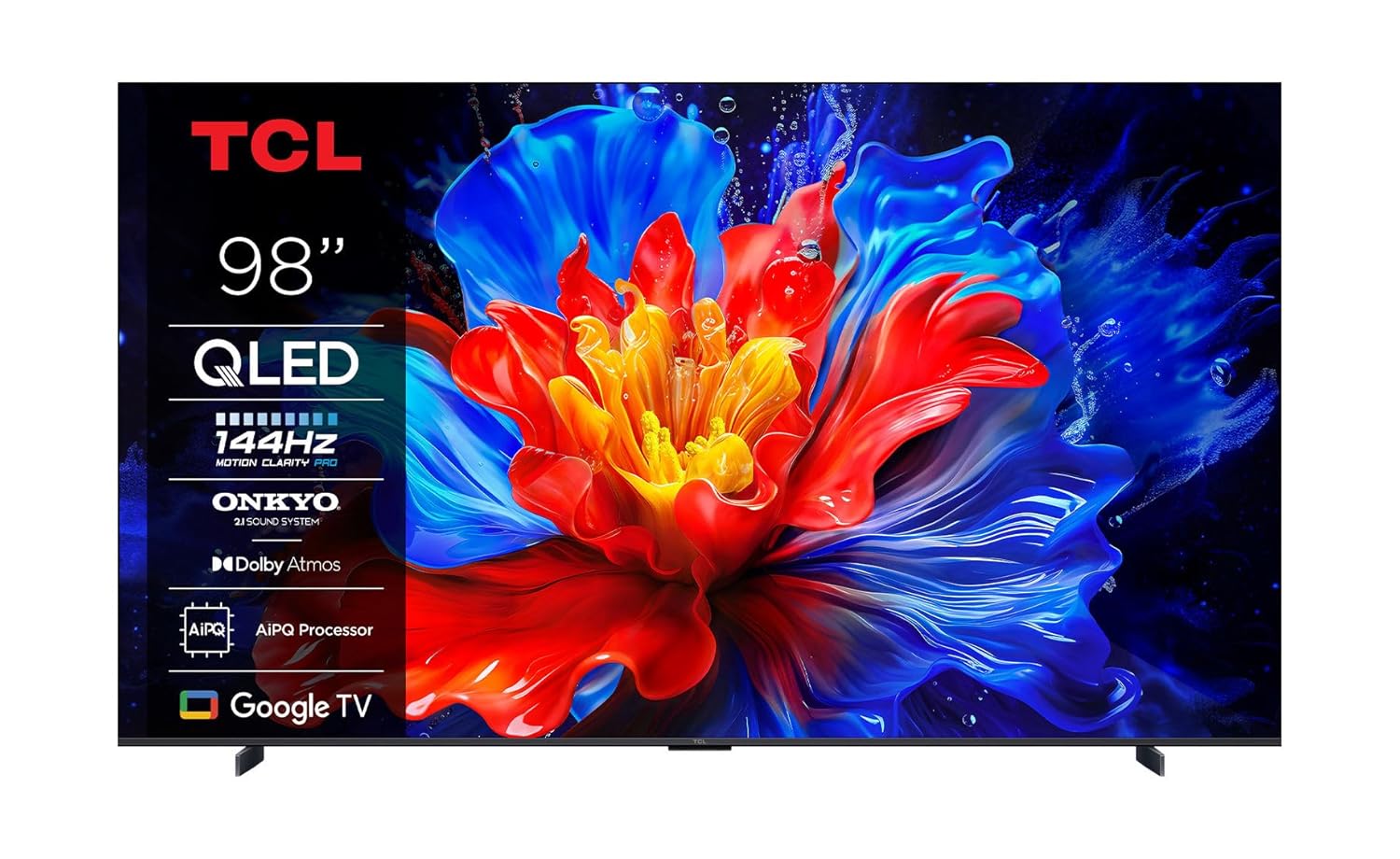 TCL 98" QLED 98P8K | AiPQ Processor | 144Hz Game Accelerator | Dolby Vision