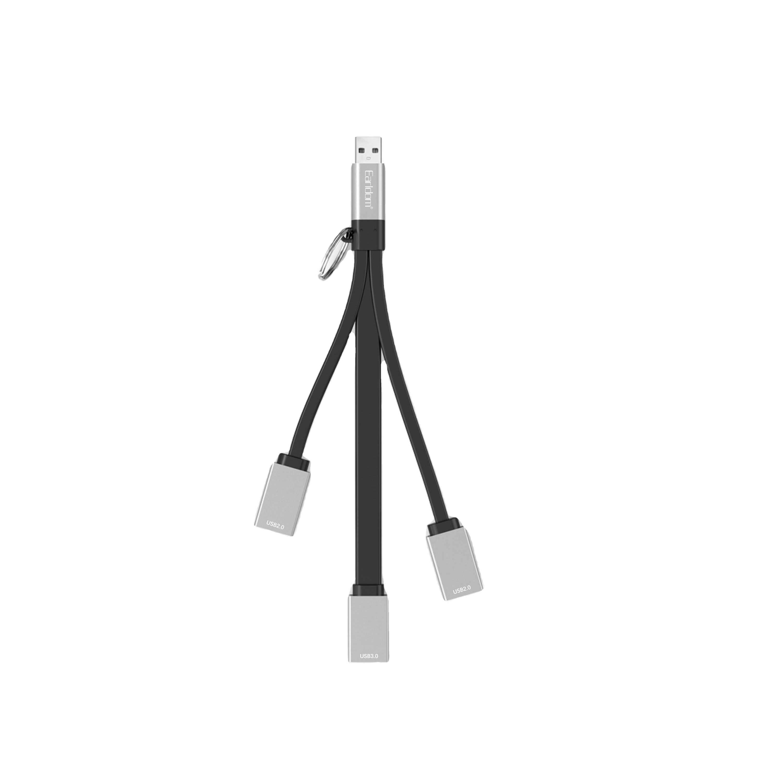 EARLDOM 3-in-1 Fast Charging Cable – Type-C, Lightning & Micro USB Multi Cable