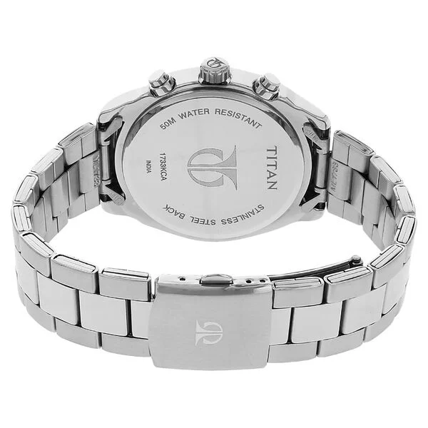 Titan Black Dial Multifunction Watch 1733KM01