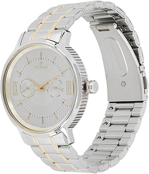 Titan Regalia Baron Silver Dial Analog Watch for Men 1743BM01