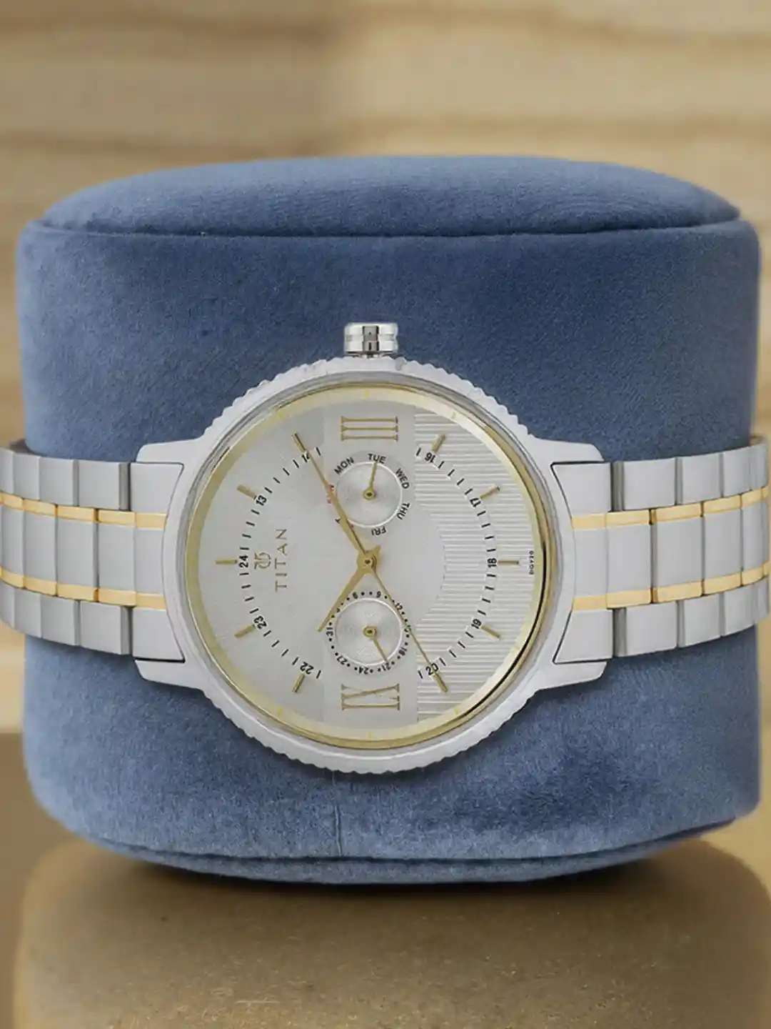 Titan Regalia Baron Silver Dial Analog Watch for Men 1743BM01