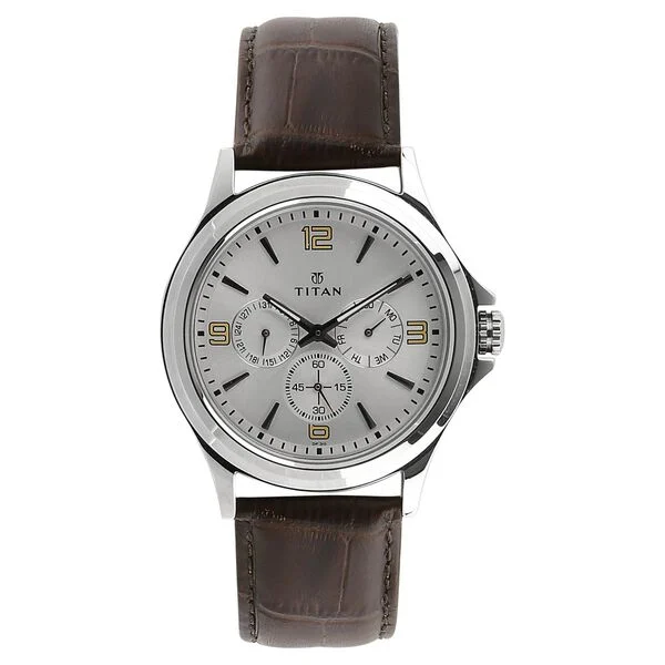 Titan Black Dial Multifunction Watch for Men 1698SL01