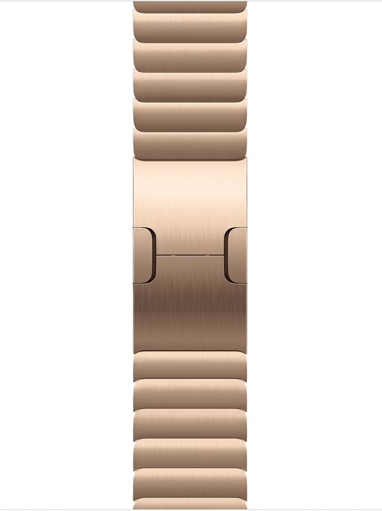 Apple Watch 42mm Gold Link Bracelet - Premium Stainless Steel Strap | Qatar | MXMC3ZM/A