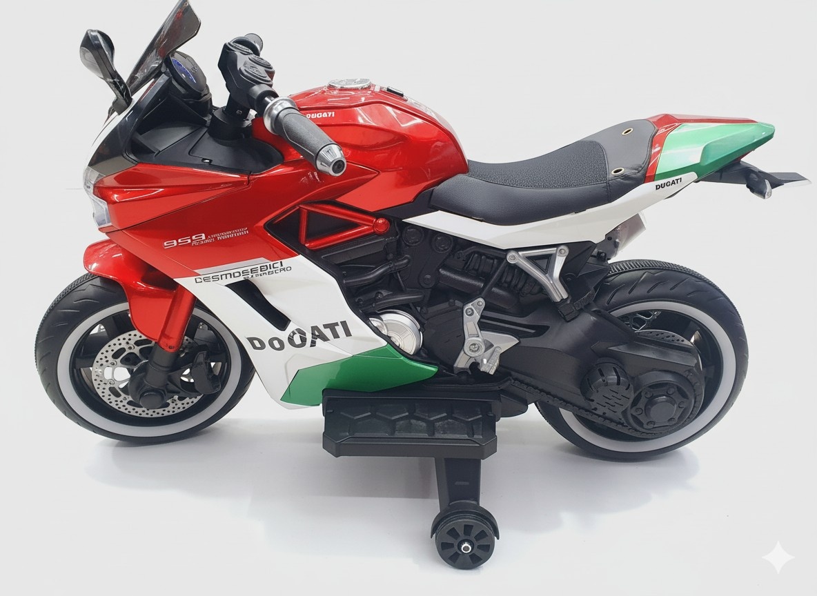 Ducati 959 AMT-310320480 | Kids Electric Ride-On Motorcycle with LED Lights & Music
