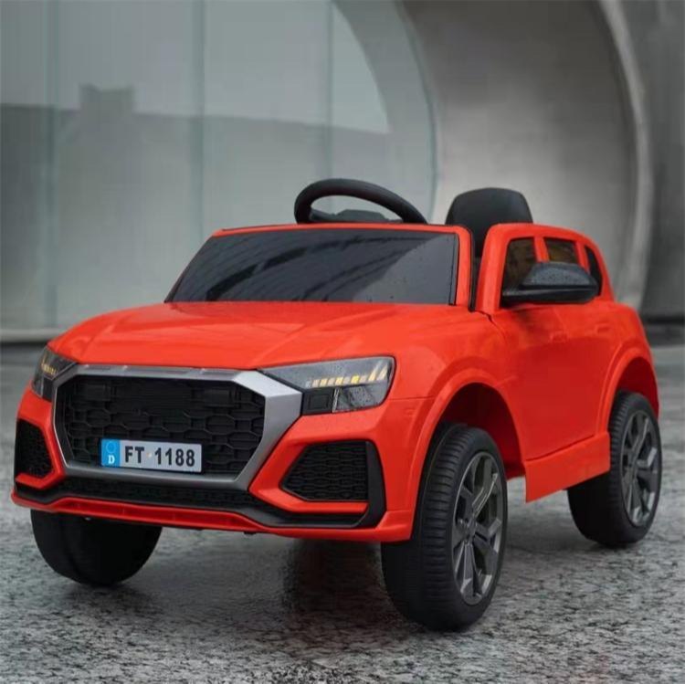 Audi FT-1188 AMT-425320560 | Licensed Audi Kids Ride-On Car 12V with Leather Seat, LED Lights & Bluetooth