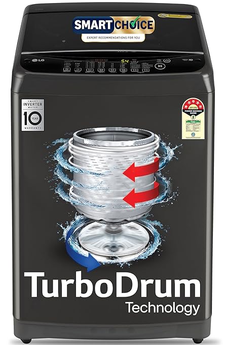 LG 9Kg Top Load Washer T65S1TDDT2 | Smart Inverter • TurboDrum • Soft Close Lid
