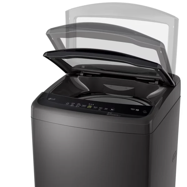LG 18Kg Top Load Washer T18V1NDHT2 Middle Black | Smart Inverter & TurboDrum