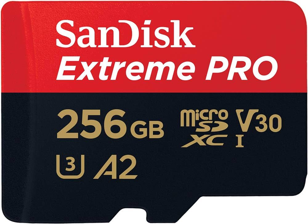 SanDisk Extreme Pro microSD UHS-I 256GB | 200MB/s Read 140MB/s Write | Mobile Card