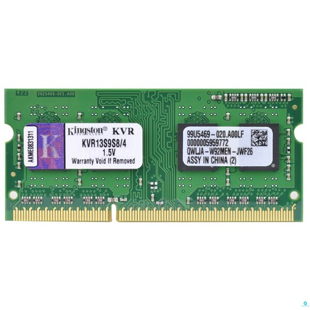 Kingston ValueRAM DDR3L 4GB 1600MHz Laptop Memory