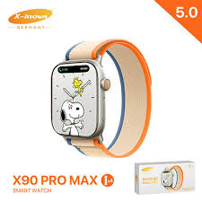 X-INOVA X90 Pro Max Smart Watch – 49mm Display, Bluetooth Call, Wireless Charging