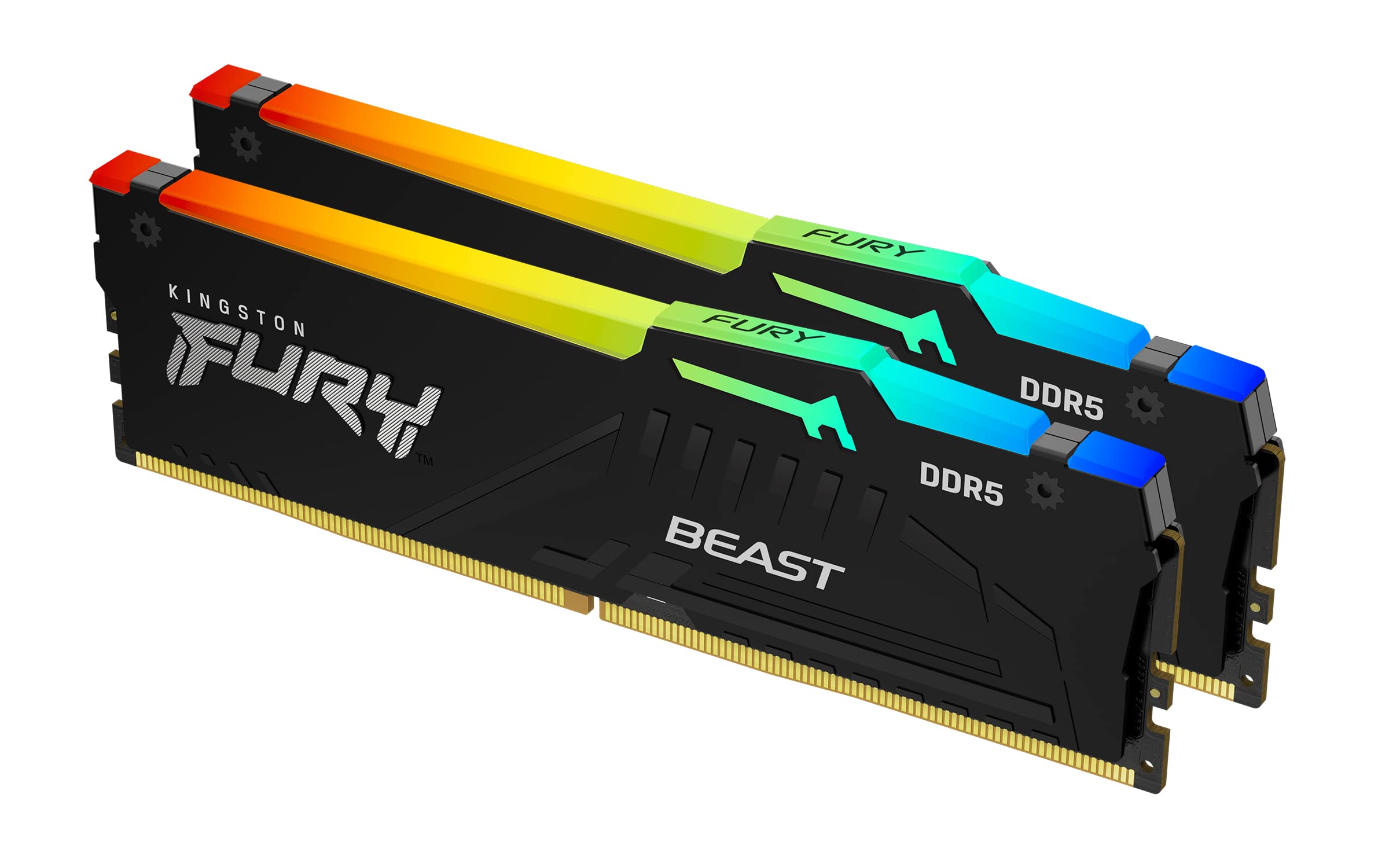 Kingston FURY Beast Black RGB EXPO DDR5 64GB (2x32GB) 6000MHz Desktop Memory