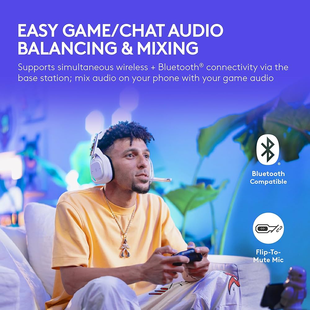 Logitech ASTRO A50 X Lightspeed Wireless Gaming Headset + Base Station – White