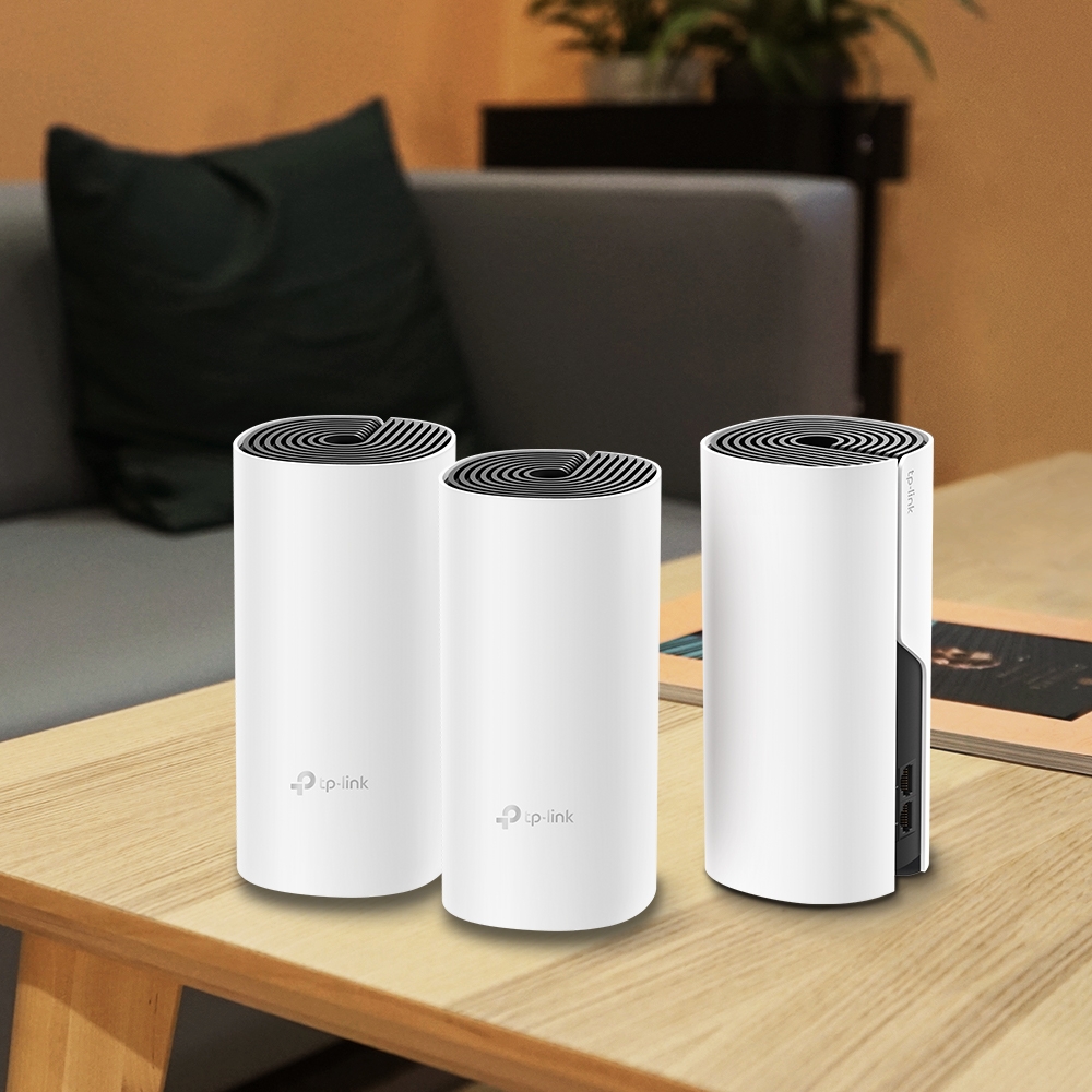 TP-Link Deco M4 (3-Pack) Whole Home Mesh Wi-Fi System AC1200
