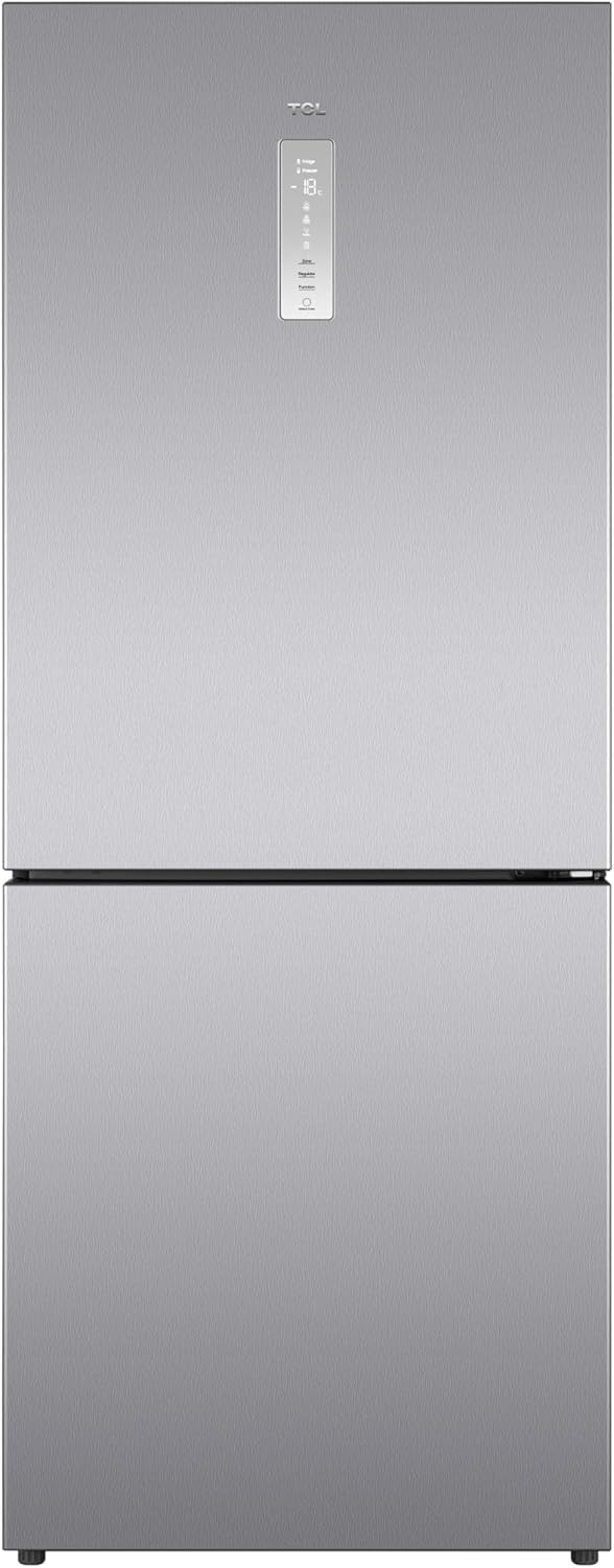 TCL P540BFN 540L Bottom Freezer Refrigerator – Inox, Inverter, No Frost