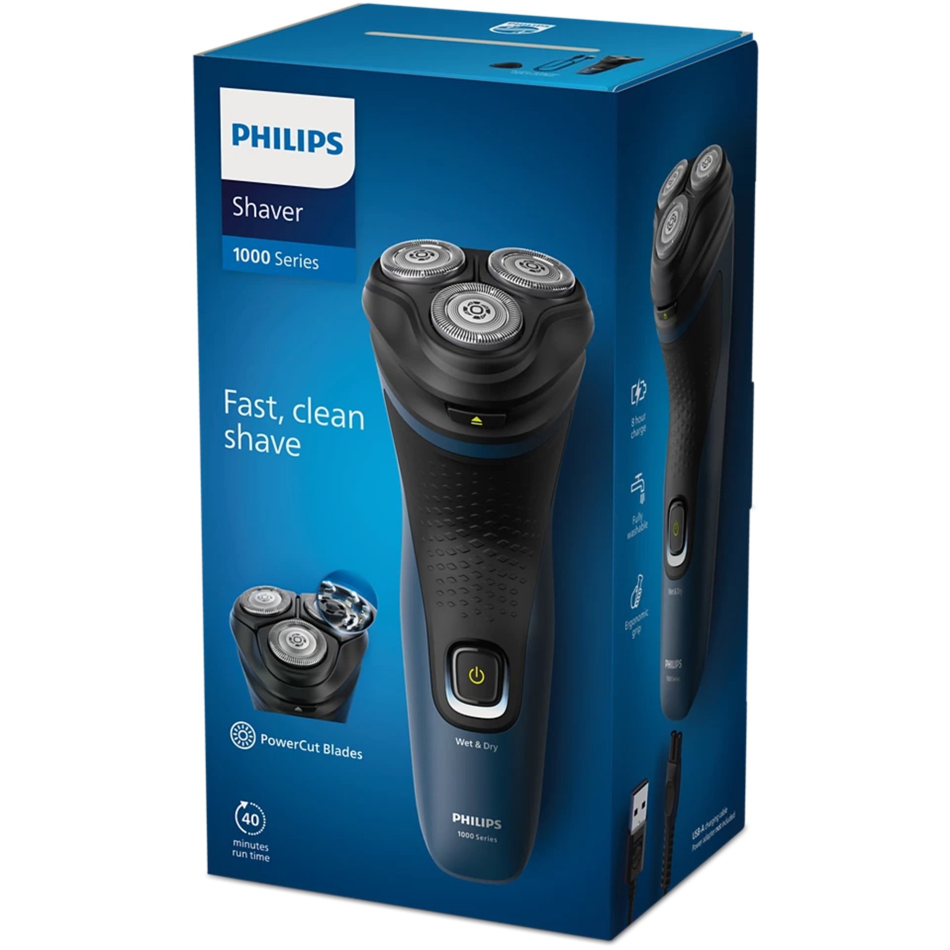 Philips Male Shaver Wet & Dry Electric Shaver 1000 Series S1151/00 – Easy & Comfortable Shave