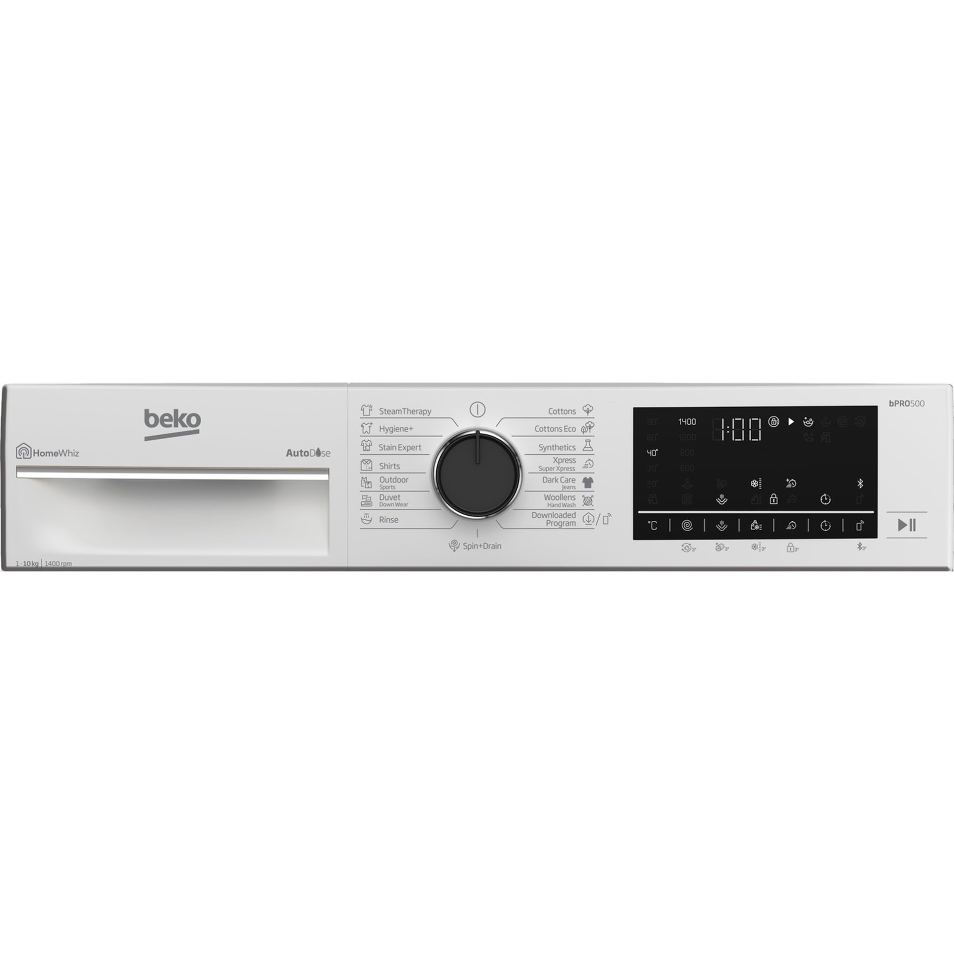 Beko WTE1014XW 10Kg Freestanding Washing Machine – White