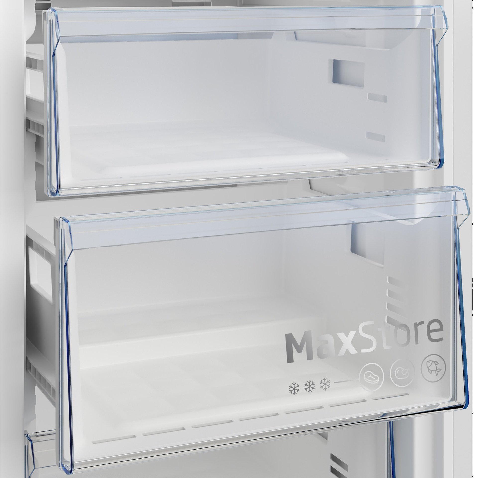 Beko RFNE360W 313L Upright Freezer – White