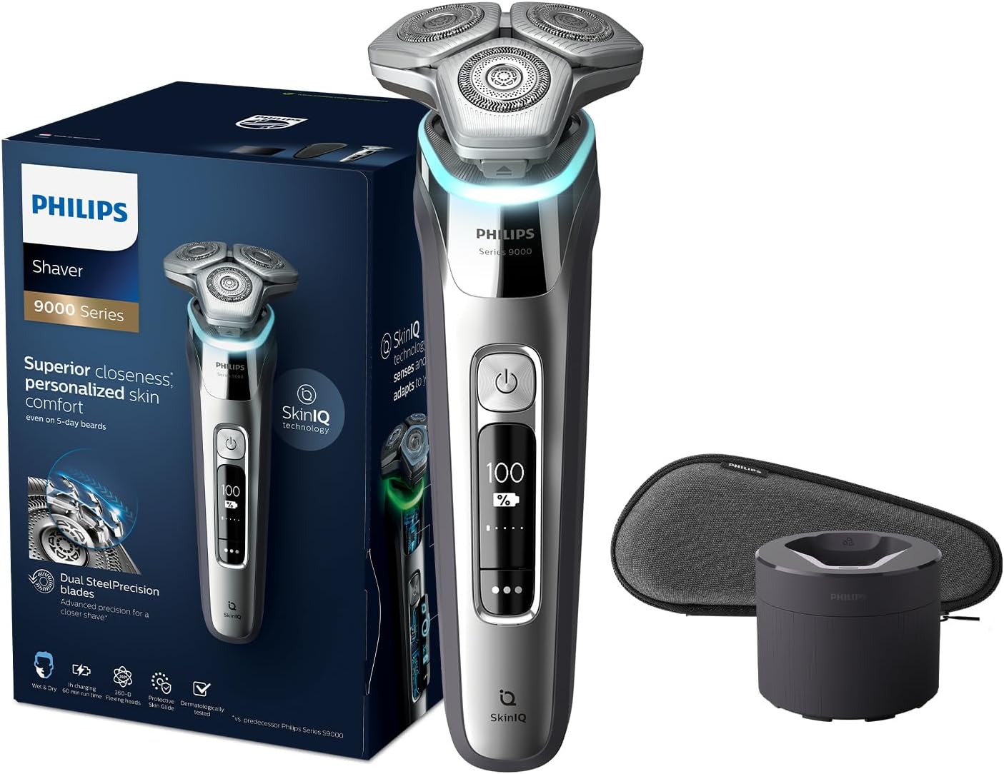 Philips Male Shaver S9985/50 – Wet & Dry Electric Shaver