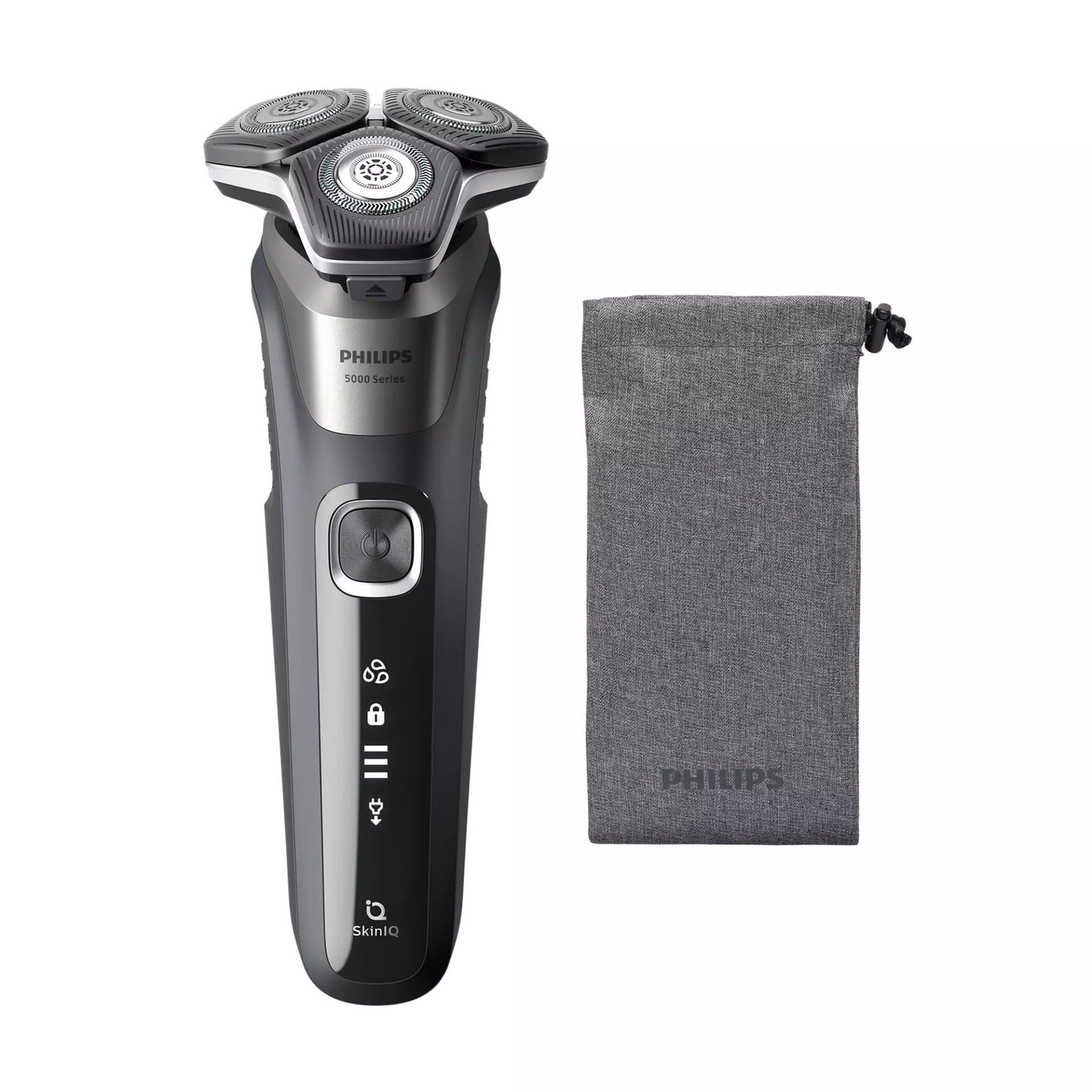 Philips Male Shaver S5887/10 with Pouch – Wet & Dry Electric Shaver