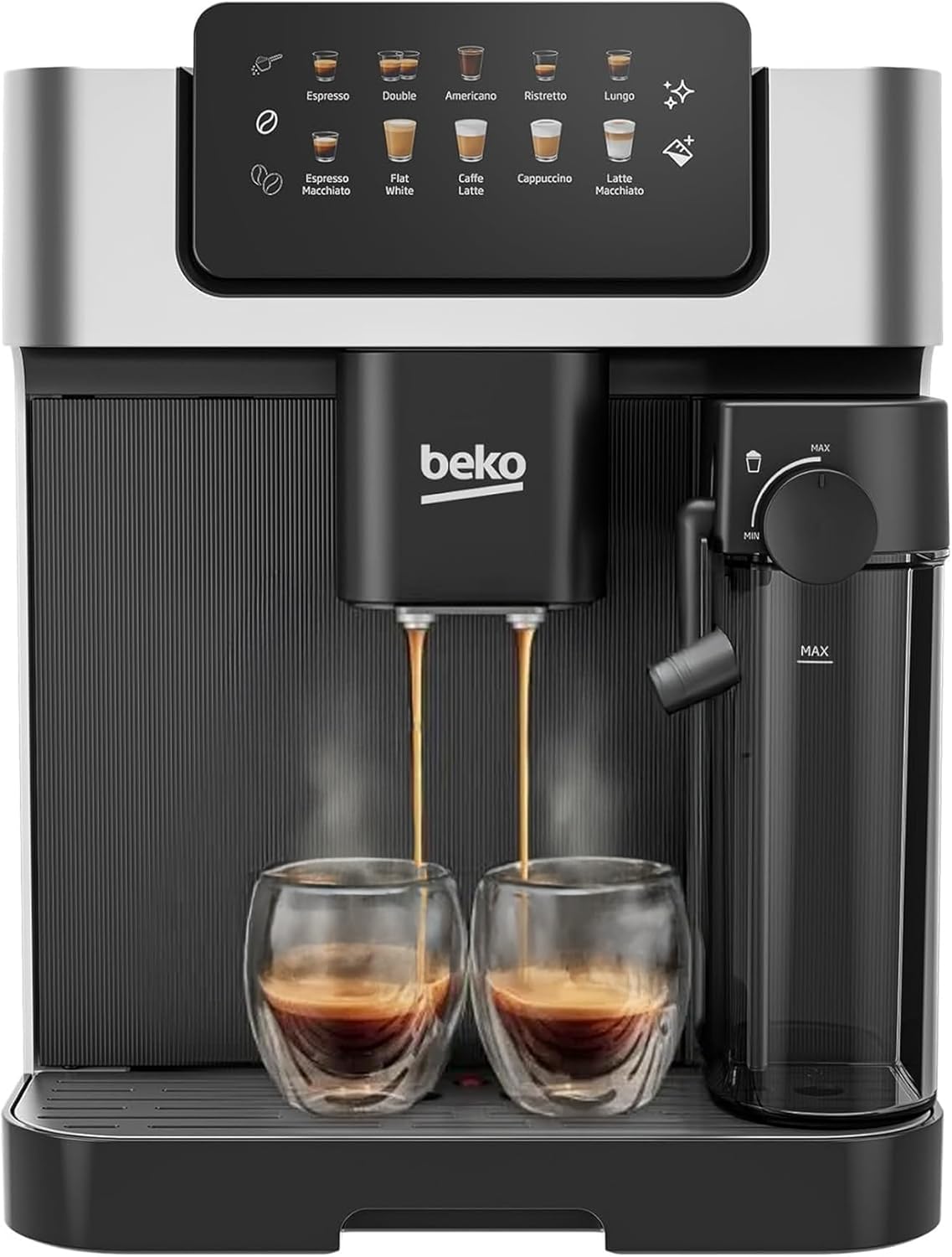 Beko CEG7304X Espresso Coffee Machine – 19 Bar, Stainless Steel
