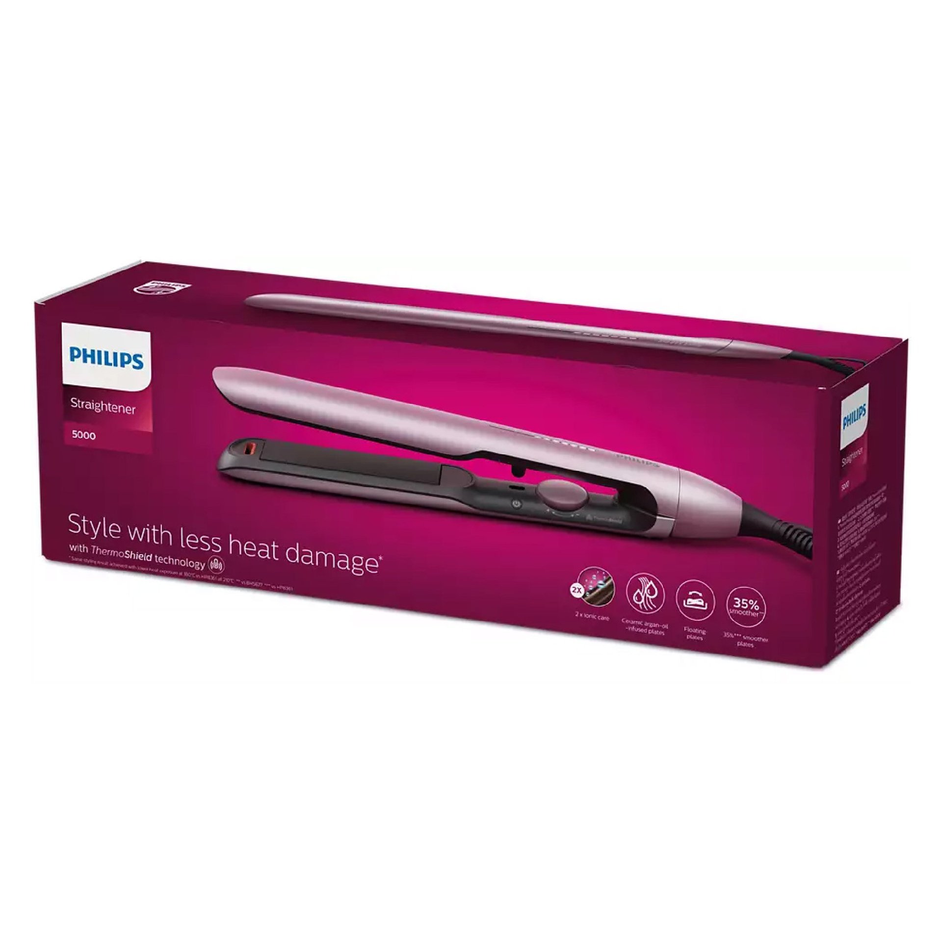 Philips Hair Straightener 5000 Series BHS530/03 – Fast & Smooth Styling