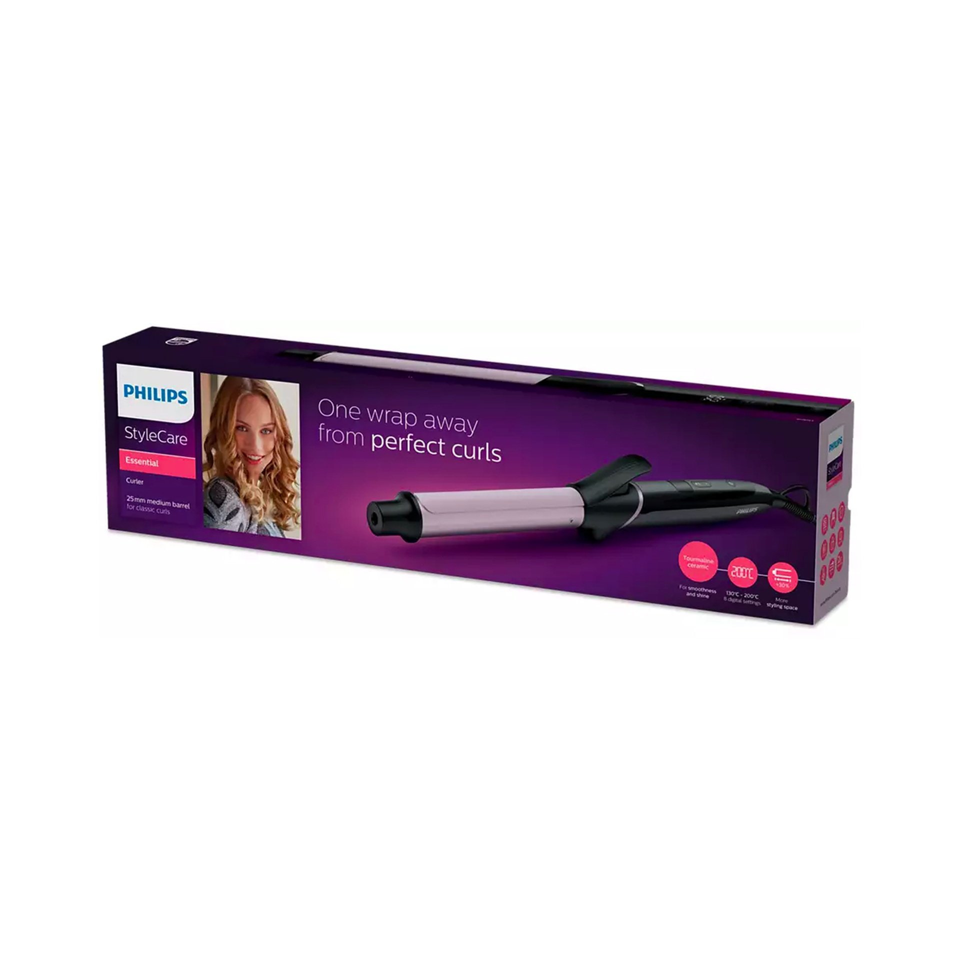 Philips Hair Curler BHB864/03 | 25mm Ceramic Barrel for Loose Natural Curls