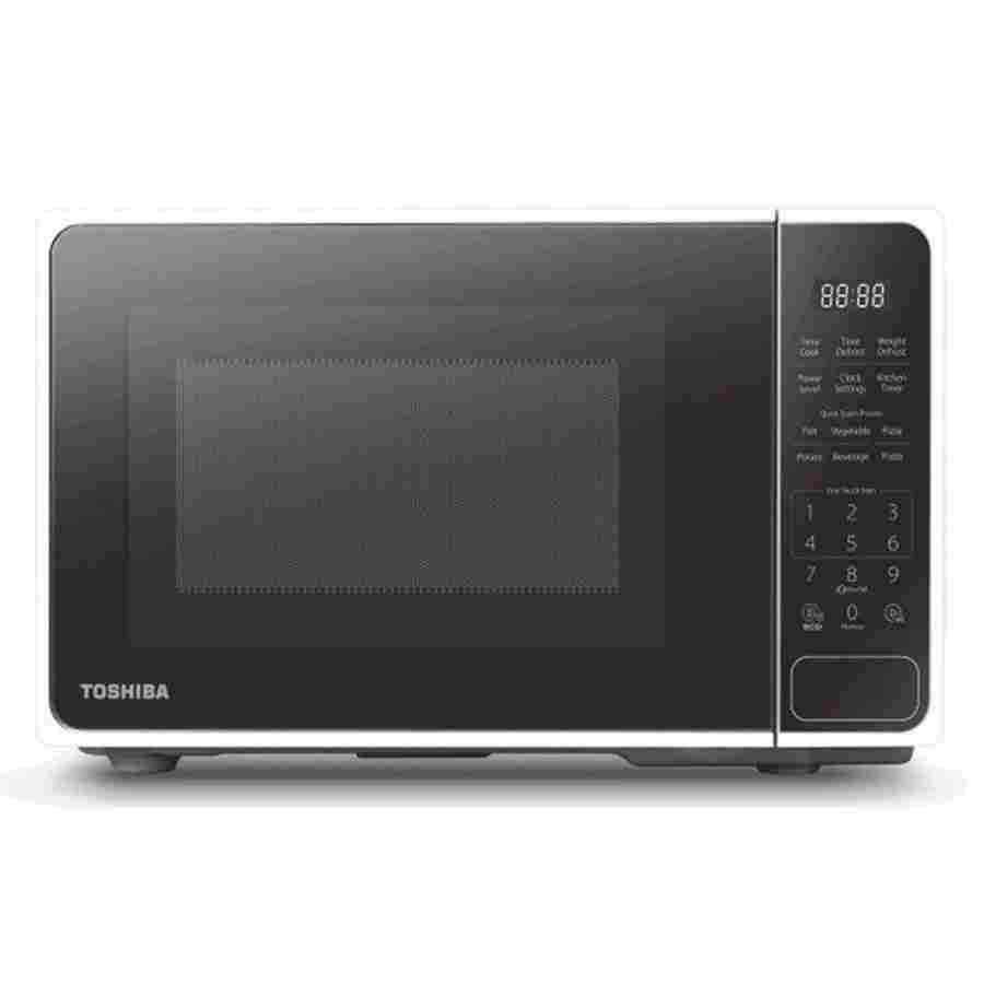 Toshiba 20L Microwave Oven MM2-EM20PF(WH) | 800W | Push Button | Ease-Max Clean Cavity