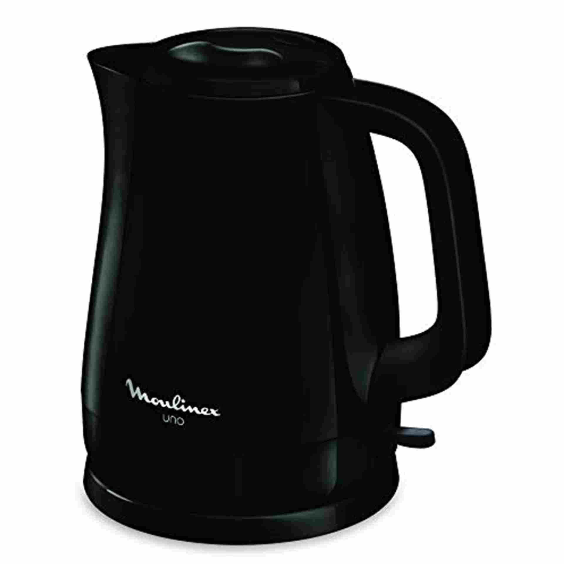 Moulinex Plastic Kettle BY150827 | 1.5L Capacity | Black | Lightweight Design