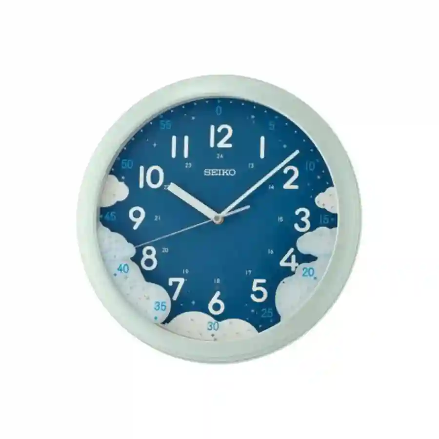 Seiko QHA010ZL Wall Clock | 35cm | Auto Constant Light | White LED