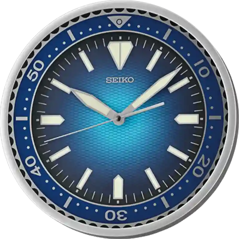 Seiko QXA791AL Wall Clock | 30cm | Quiet Sweep | Lumibrite Hands