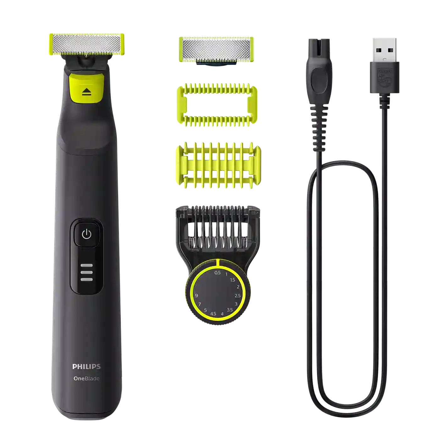 Philips OneBlade Fancy Box with 12mm Comb QP6542/10 – Precision Trimming & Styling