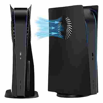 PS5 Console Replacement Shell Black | Protective & Stylish Faceplate