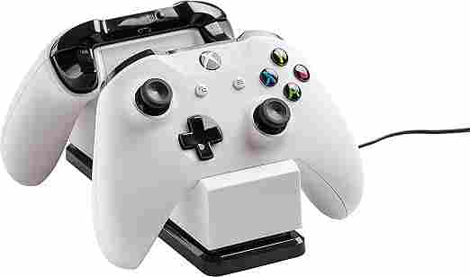 PowerA Charging Station for Xbox One | Dual Controller Dock with Batteries