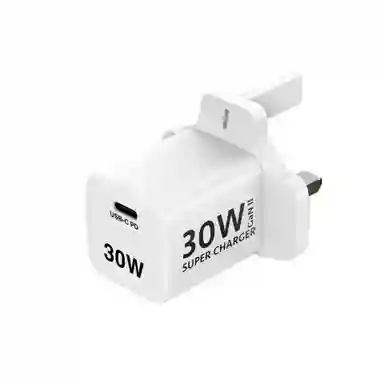 Swiss Military AC Adapter GaN II 30W PD 1C Mini Charger – White (SM-GaNII-30W-1C-PD-MINI-WHI)