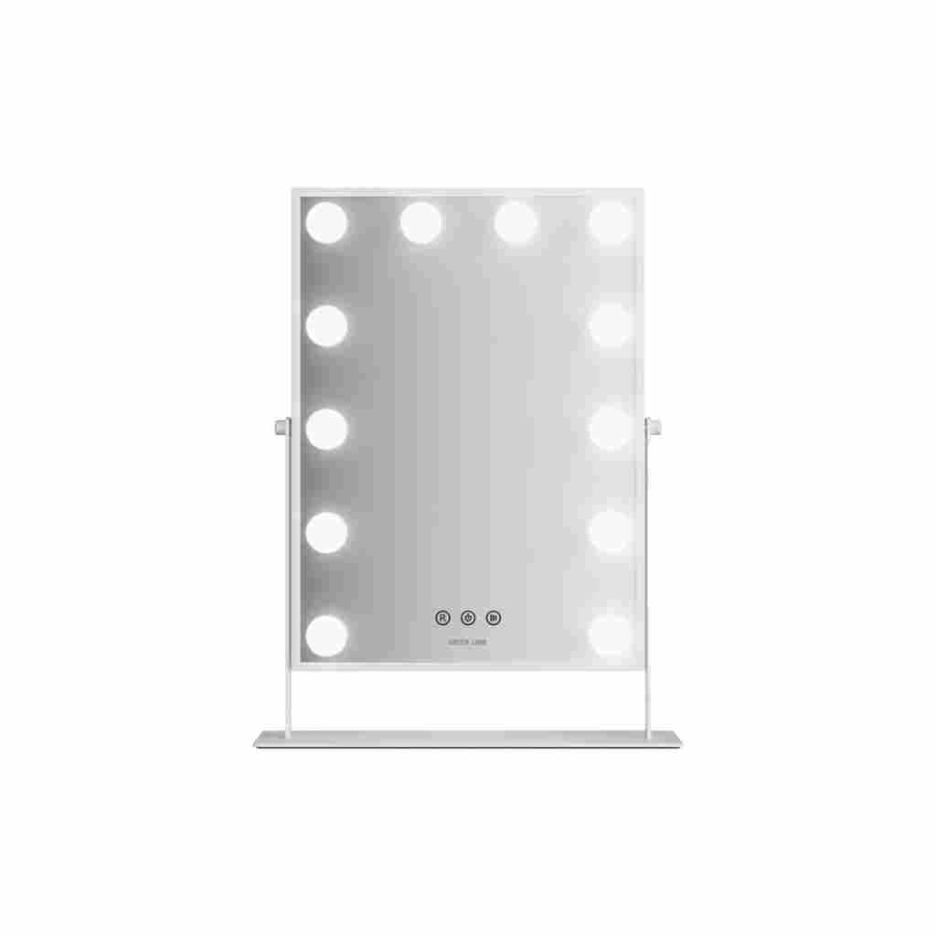 Green Lion Glam Shine Makeup Mirror | 12 LED Light Vanity Mirror for Beauty & Skincare