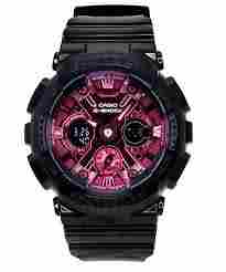 Casio G-Shock GMA-S120RB-1ADR Analog-Digital Watch Black Rose Gold