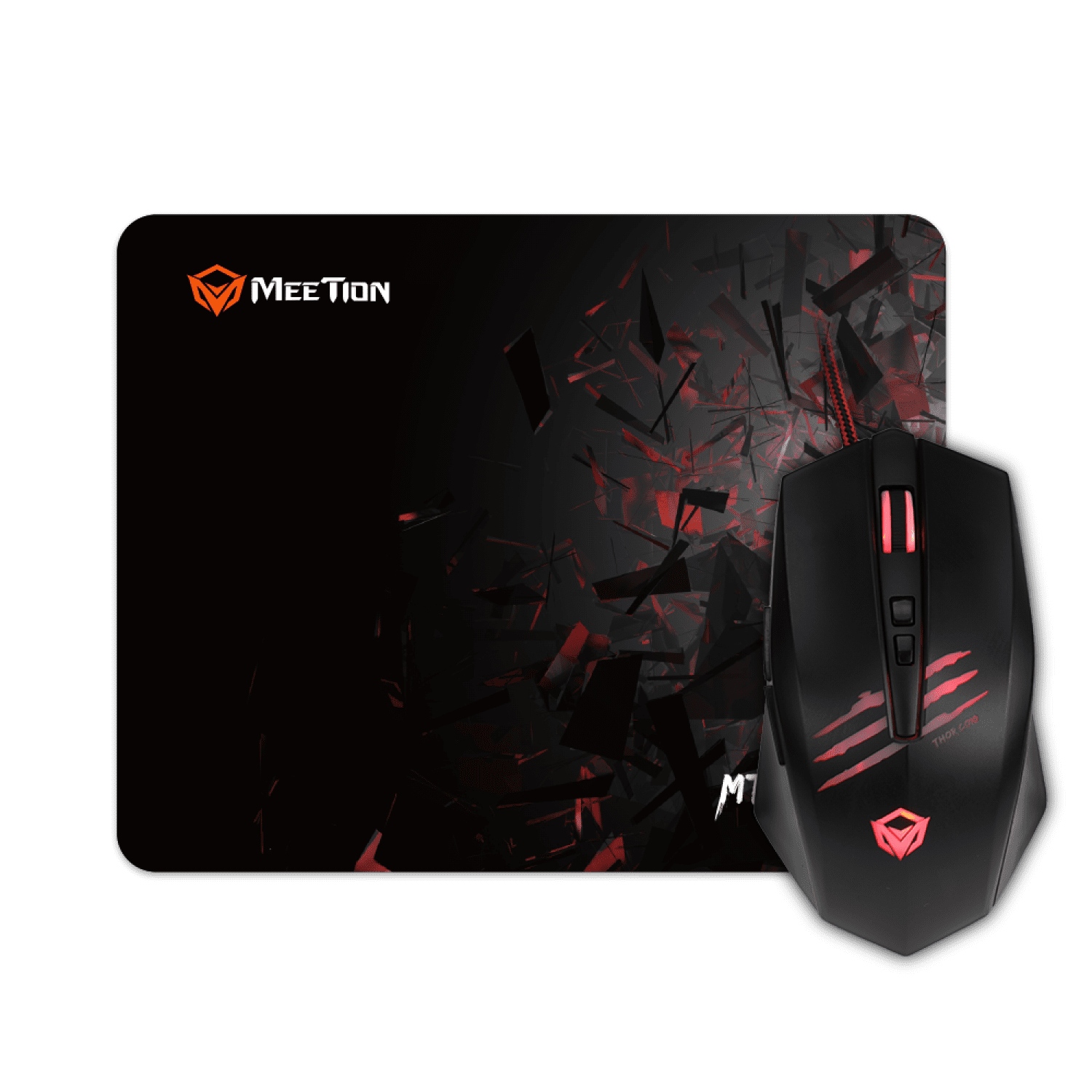 MeeTion MT-CO10 Game Mouse and Mouse Pad Thor – Bundle