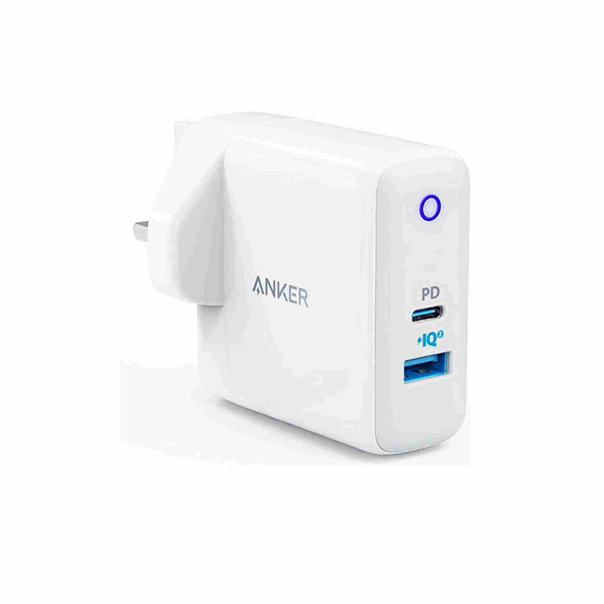 Anker PowerPort PD + 2 35W Wall Charger – White