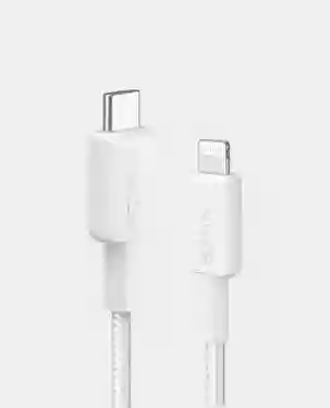 Anker 322 USB-C to Lightning Cable (3ft / 0.9m) – White