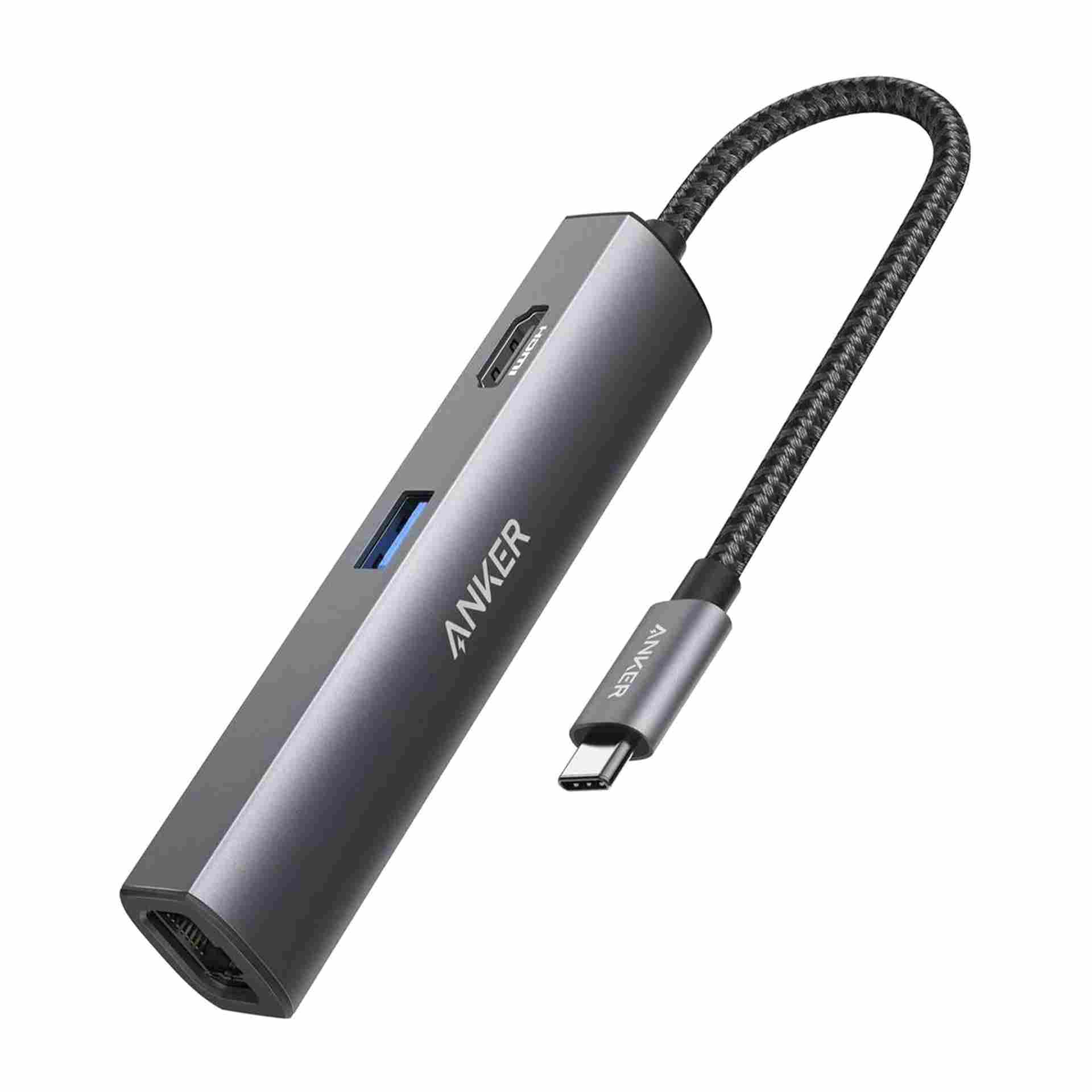 Anker 5-in-1 Ultra Slim USB-C Hub (A8338HA1)
