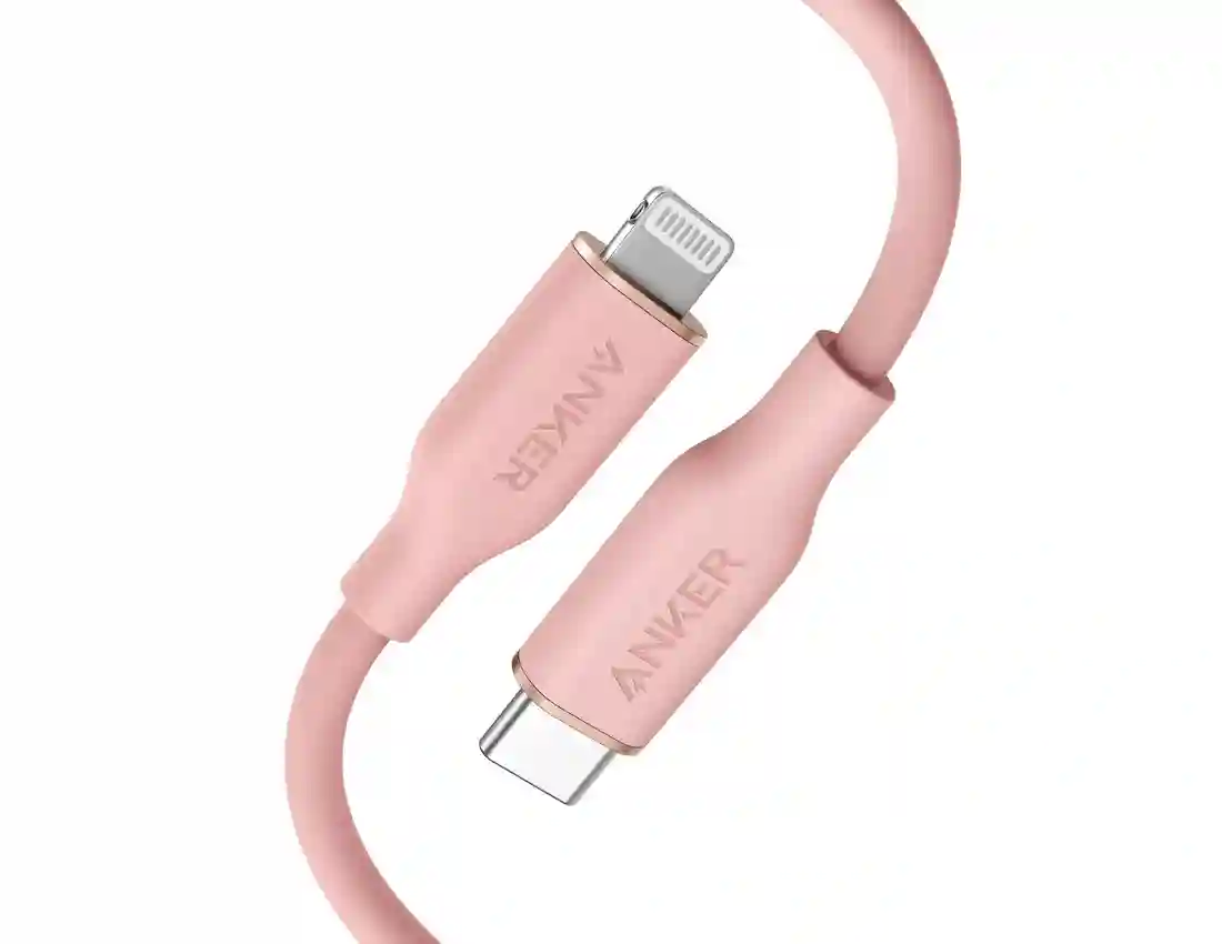 Anker PowerLine III USB-C to Lightning Cable 3ft Pink (A8662H51)