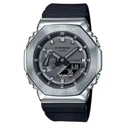Casio G-Shock Analog-Digital Watch - GM-2100-1ADR | Premium Stainless Steel Octagon Watch