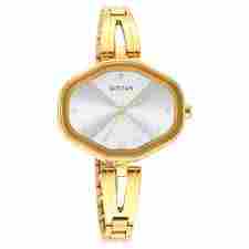 Titan Women Karishma White Dial Metal Strap Watch 2680YM01