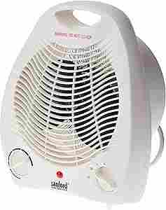 Sanford Fan Heater 2000 Watts SF1202RH BS – Adjustable Thermostat with Overheat Protection